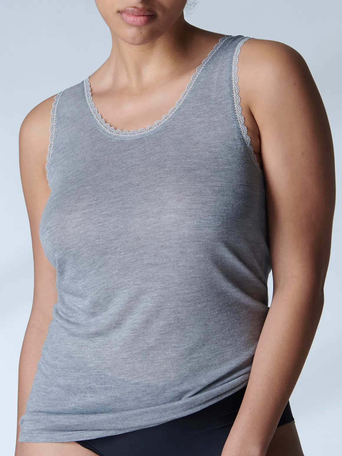 Top - Gris chiné