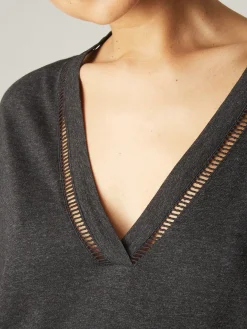 Top manches longues - Anthracite chiné