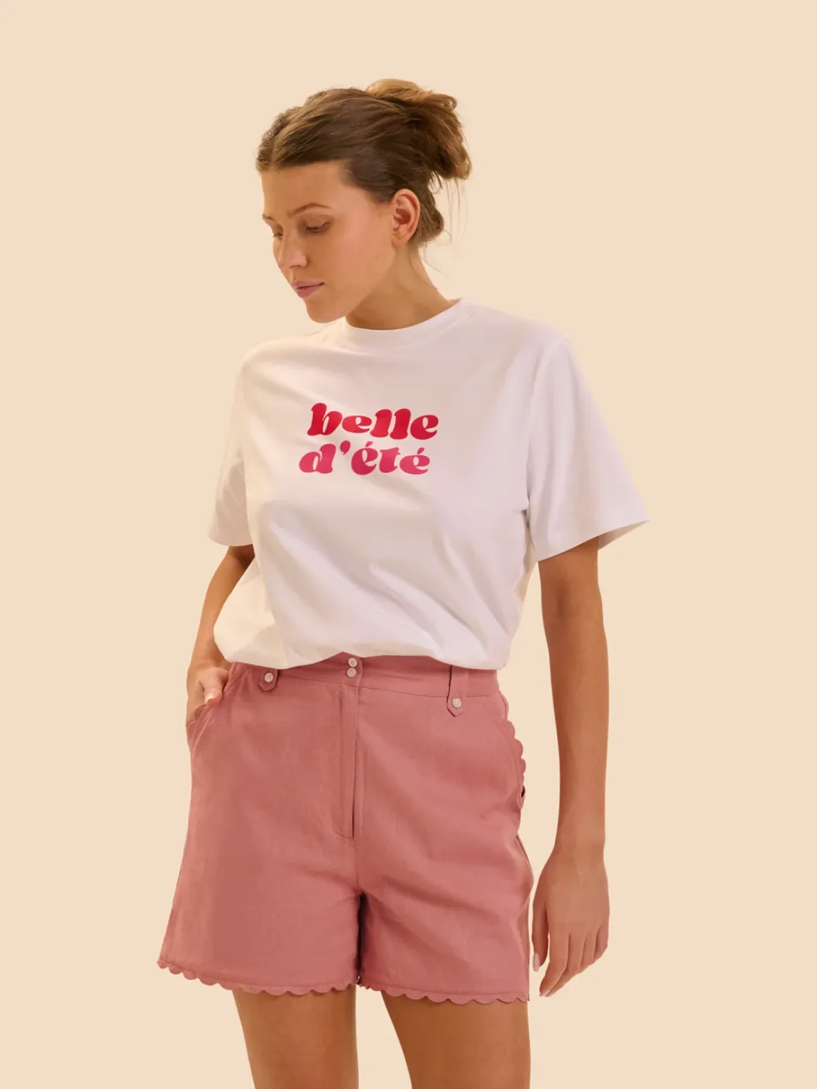 T-shirt manches courtes - Blanc